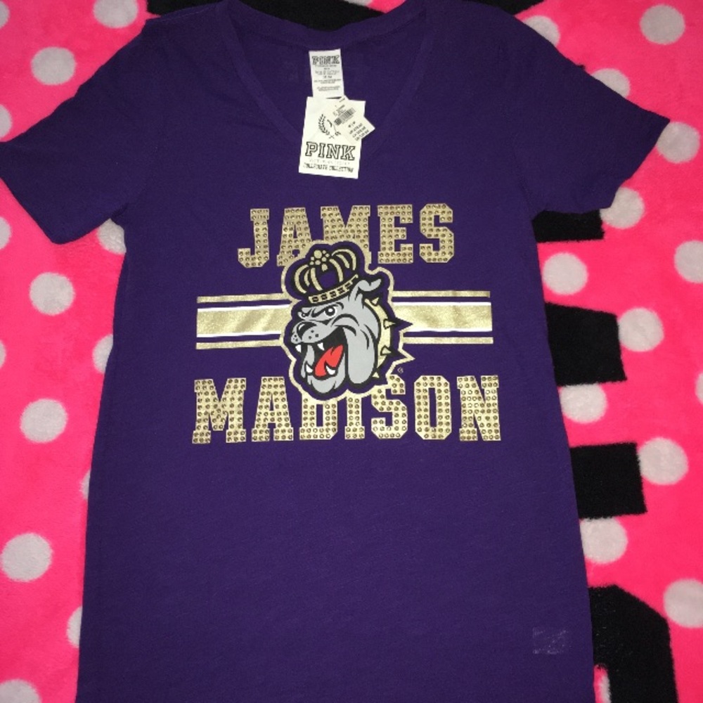 Victoria’s Secret PINK James Madison Tee M NWT